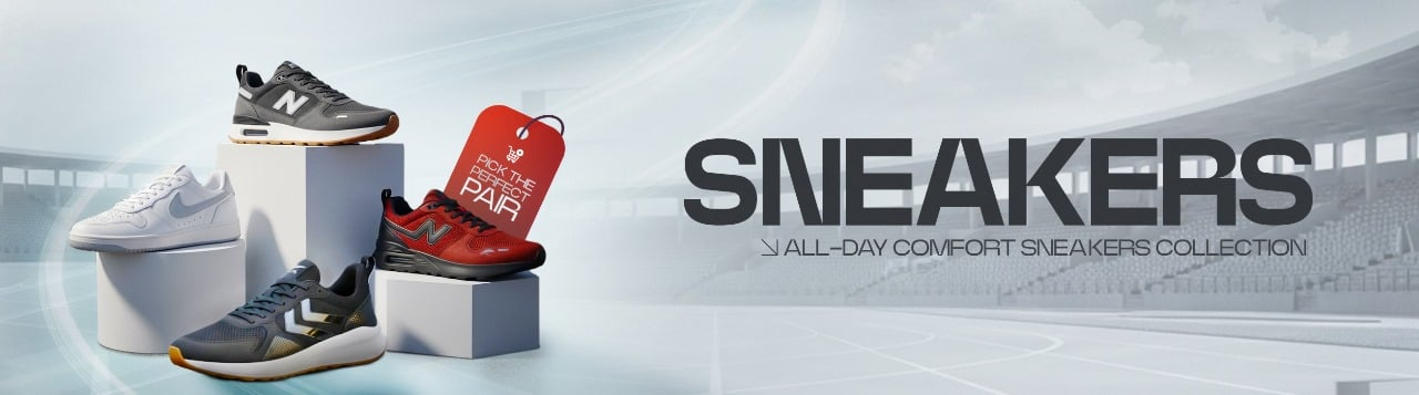 Sneakers collection offer banner