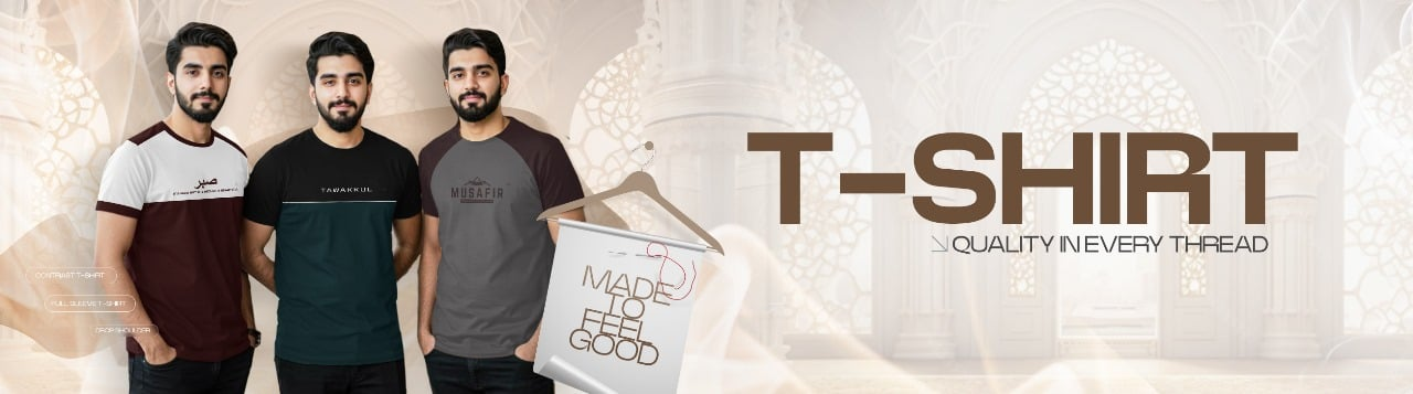T-shirt collection offer banner